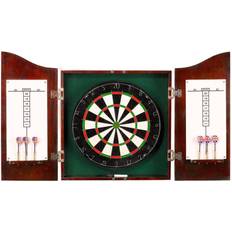 Blue Wave Centerpoint Dartboard and Cabinet Set Red