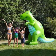 Inflatable Toys BigMouth Bmys-0004 Ginormous Inflatable Dinosaur Sprinkler, Green