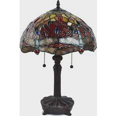 Tiffany Lamps Table Lamps Amora Lighting Dragonfly Table Lamp 47cm