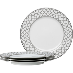 Silver Dinner Plates Noritake Eternal Palace Platinum Dinner Plate 26.67cm 4pcs