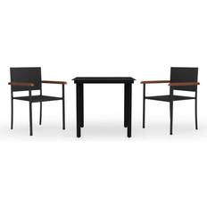 vidaXL 3099413 Patio Dining Set, 1 Table incl. 2 Chairs
