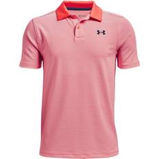 Under Armour Performance Stripe Polo Shirt - Rush Red/White (1361776-820)