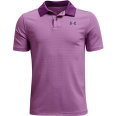 Under Armour Performance Stripe Polo Shirt - Purple