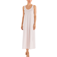Hanro Deluxe Long Tank Gown - Crystal Pink