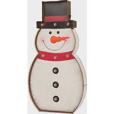 Battery-Powered Christmas Lamps GlitzHome Snowman Marquee Christmas Lamp 50.2cm