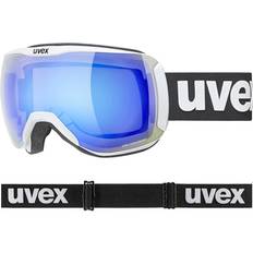 Skibrillen reduziert Uvex Downhill 2100 CV White Mat Mirror Blue/CV Green
