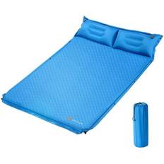 Goplus Self-Inflating Camping Mat Outdoor Sleeping Pad W/Pillows Bag for Camping