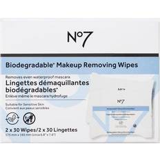 No7 Biodegradable Makeup Removing Wipes Dual Pack