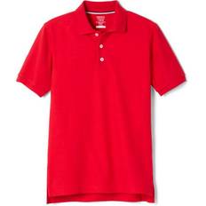 French Toast Toddler Boy's Short Sleeve Pique Polo - Red
