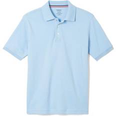 XXL Polo Shirts Children's Clothing French Toast Boy's Short Sleeve Interlock Knit Polo - Blue