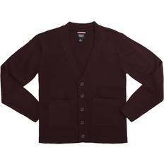 Red Cardigans Children's Clothing French Toast Anti-Pill V-Neck Cardigan Sweater - Burgundy