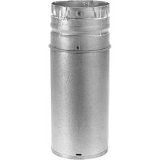 Chimneys DuraVent 4PVL-A12 4 in. I.D Pellet Vent Type L Multi-fuel Chimney Pipe Double Wall 12 in. Adjustable Pipe