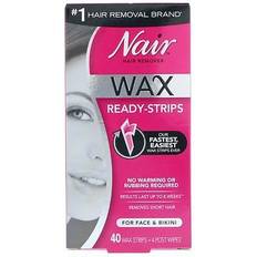 Waxes Nair Wax Ready-Strips Face 40.0 ea 24-pack
