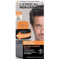 Hair Products L'oral Paris Men's Expert One-Twist Perm Hair Color In Light/md Brown