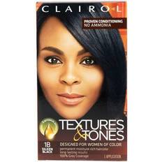 Clairol Textures & Tones 1B Silken Black