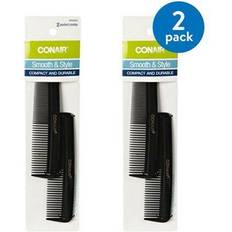 Hair Combs Conair Pocket and Barber Comb, Hard Rubber