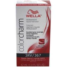 Wella Semi-Permanent Hair Dyes Wella Color Charm Permanent Liquid Hair Color 3RV/367 Black Cherry
