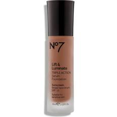 Foundations No7 Lift & Luminate Triple Action Serum Foundation SPF 15 (Various Shades) 13 Toffee