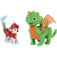 Paw Patrol Toy Figures Spin Master Rescue Knights Marshall & Dragon Jade