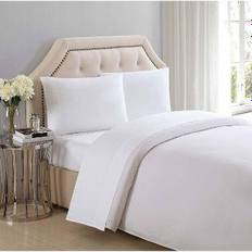 California King - White Bed Sheets Charisma Classic Bed Sheet White (243.84x167.64)