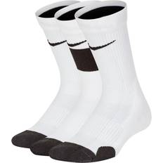 Nike Kid's Elite Basketball Crew Socks 3-pack - White