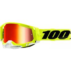 100% Racecraft II Motocross Goggles, black-yellow, black-yellow, Size One Size Black Yellow One Size