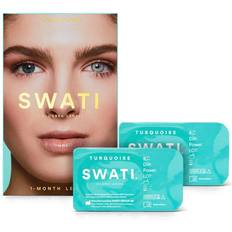 Kontaktlinser Swati 1-Month Lenses Turquoise 1-pack