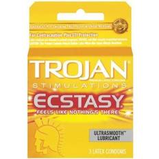 Trojan Ecstasy Ultra Ribbed 3-pack