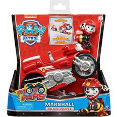 Paw Patrol Spin Master Moto Pups Marshall's Motorcycle, Toy Vehicle (Red/Silver, with Toy Figure)