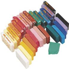 PLASTILINA Tray 6 bars 50 g PASTEL colours