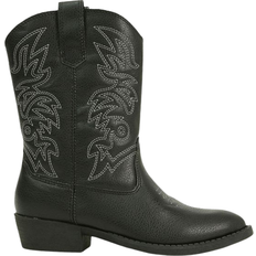 Boots Children's Shoes Deer Stags Kid's Ranch - Black