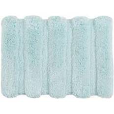 Polyester Carpets & Rugs Madison Park Pearl Channel Bath Rug Blue 17x24"