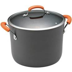Gotham Steel Nonstick 5 Quart Stock Pot with Lid, Ultra Durable Mineral and Diamond Triple Coated Surface,100% PFOA Free, Stockpot with Stay Cool