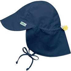Girls UV Hats Children's Clothing Green Sprouts Flap Sun Protection Hat - Navy