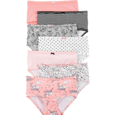 Panties Children's Clothing Carter's Unicorn Stretch Cotton Undies 7pcs - Pink/Black (192136683261)
