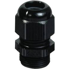 JACOB 50.616 PA/SW Cable gland with strain relief M16 Polyamide Black (RAL 9005) 1 pc(s)