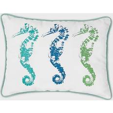 C & F Home 3 Seahorses Complete Decoration Pillows White (40.64x30.48)