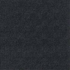 Squared Carpets & Rugs Foss Floors Crochet Carpet Tiles 15-Pack Black 24x24"