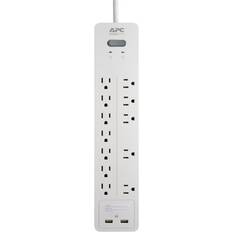 Electrical Components Schneider Electric 12-Outlet Power Strip Surge Protector, White