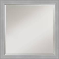 Amanti Art Brushed Nickel Wall Mirror 61x61cm