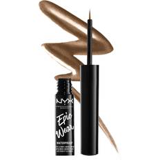 NYX Augen Makeup NYX Professional Makeup Epic Wear Metallic Liquid Liner Brown Metal