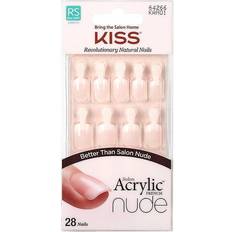 Kiss False Nails & Nail Decorations Kiss Nude Acrylic Press On Nails Breathtaking 28-pack