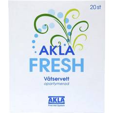 Wipes Våtservietter Akla Akla Fresh Oparfymerad 20-pack