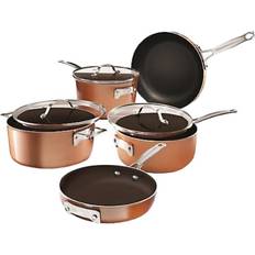 Gotham Steel Cookware Gotham Steel Stackmaster Cookware Set with lid 8 Parts