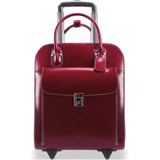 Wheel Bags McKlein Uptown Wheeled Laptop Briefcase 15" - Red