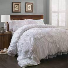 Lush Decor Serena Bedspread White (243.84x233.68cm)