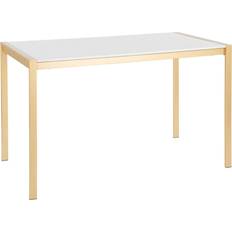 Rectangle - White Dining Tables Lumisource Fuji Dinette Dining Table 69.8x127.6cm