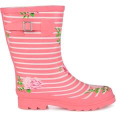 Women Rain Boots Journee Collection Seattle - Pink