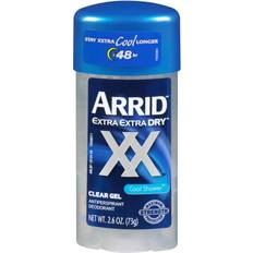 Arrid Extra Extra Dry Cool Shower Clear Gel Deo Stick 2.6oz