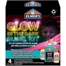 Glitzerkleber Elmers Glow in the Dark Slime Sæt 4 stk